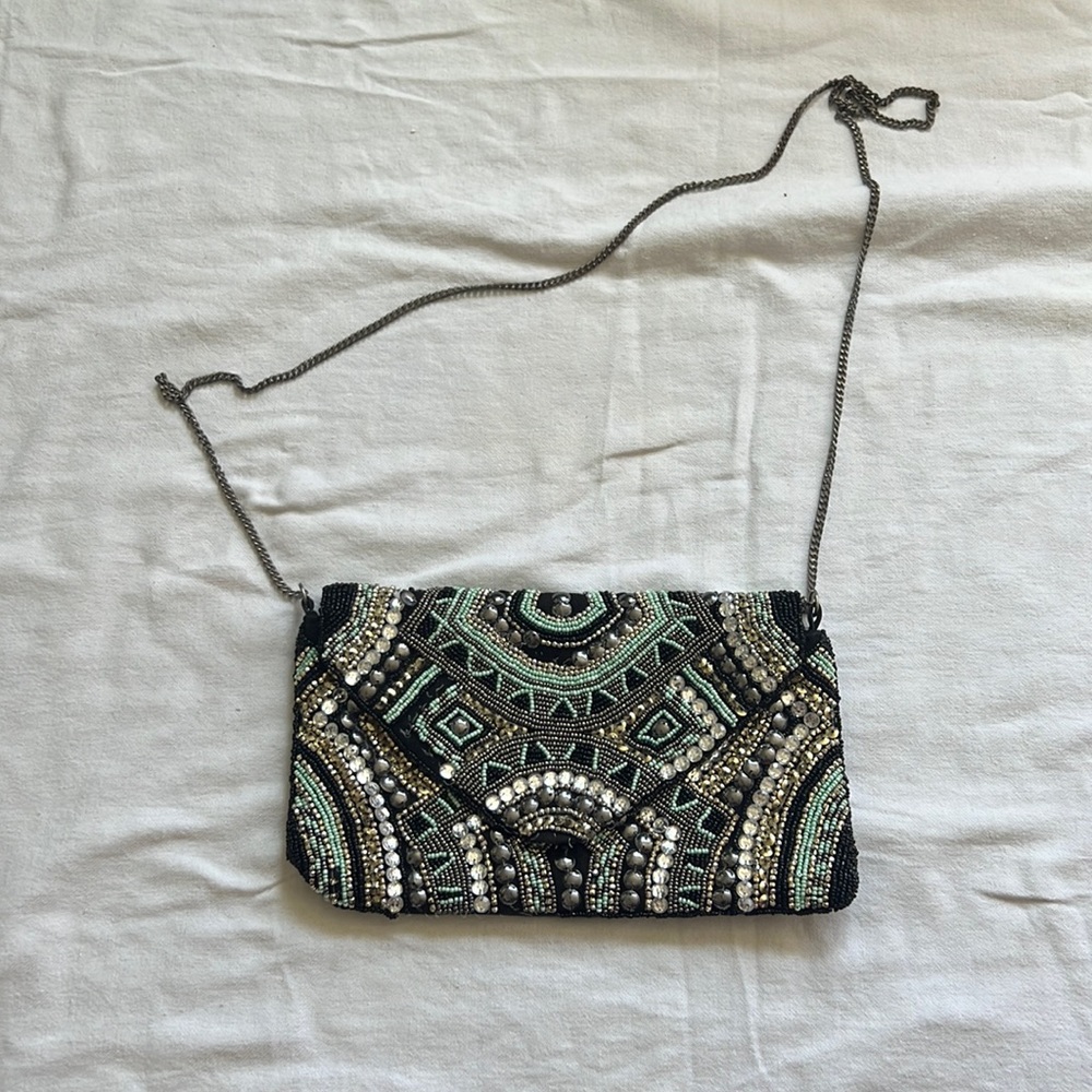 Clutch & Crossbody with Beads
